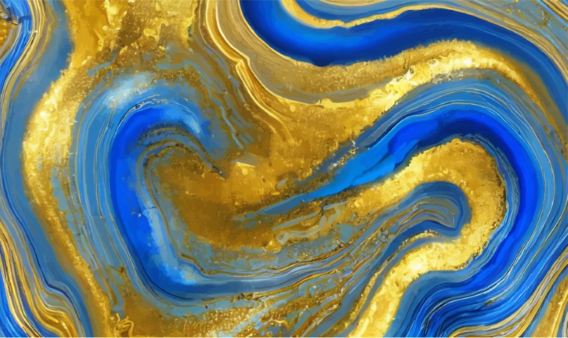 Golden marble texture with many contrasting textures.Vector.