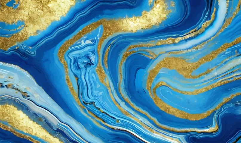 Golden marble texture with many contrasting textures.Vector.
