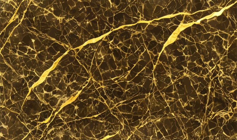 Golden marble texture with many contrasting textures.Vector.