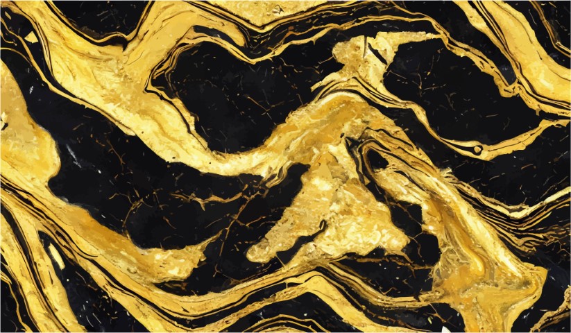 Golden marble texture with many contrasting textures.Vector.