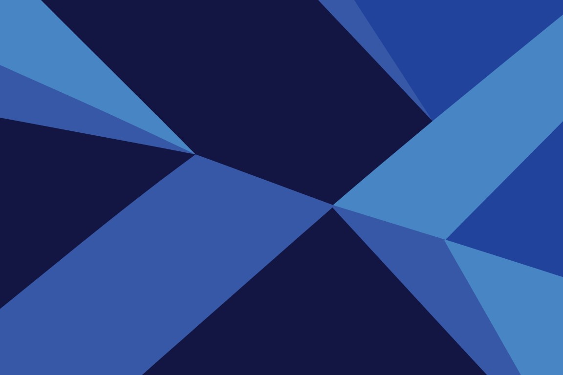 Modern blue geometric background pattern.