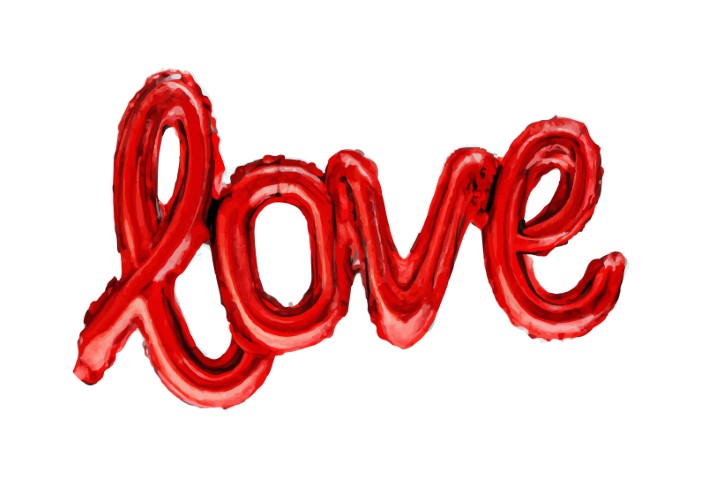 Valentine's Day concept poster.