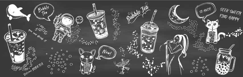 Professional Drink Design: Bubble Milk Tea - High Quality Free Vector Download