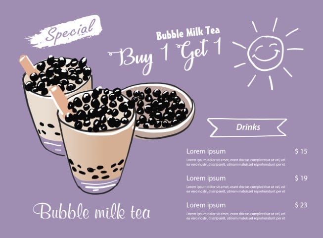 Modern Drink Element: Milk - Free Scalable Vector Graphics