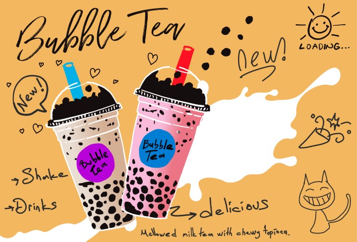 Modern Drink Element: Milk - Free Scalable Vector Graphics