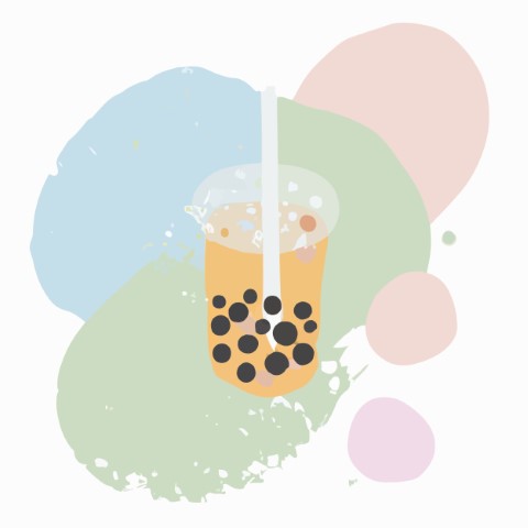 Professional Drink Design: Bubble Tea - High Quality Free Vector Download