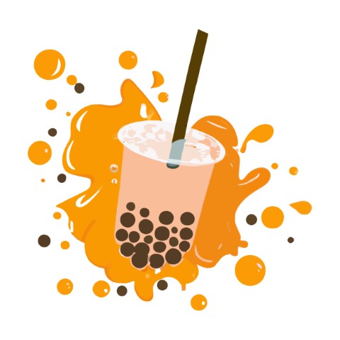 Exclusive Bubble Tea Drink Vector - Perfect for Professional Branding