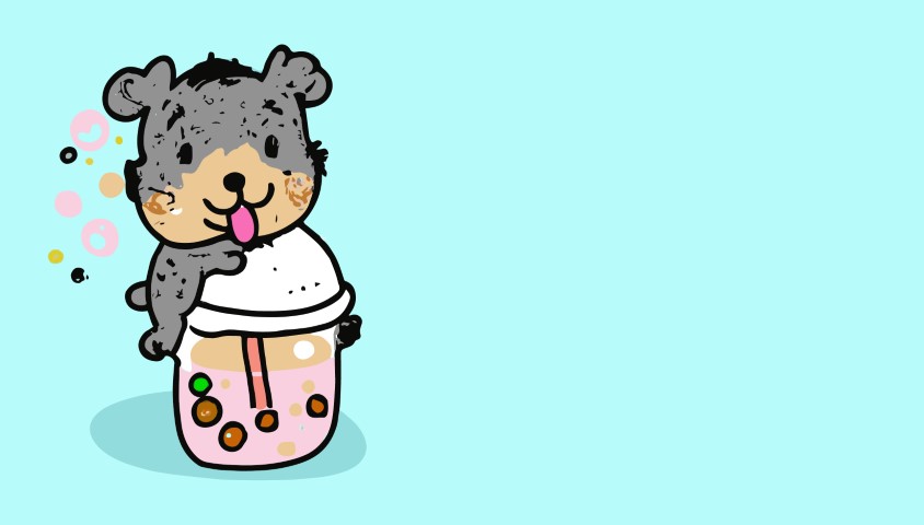 Premium Style Drink Illustration: Bubble Tea - Free SVG and EPS File
