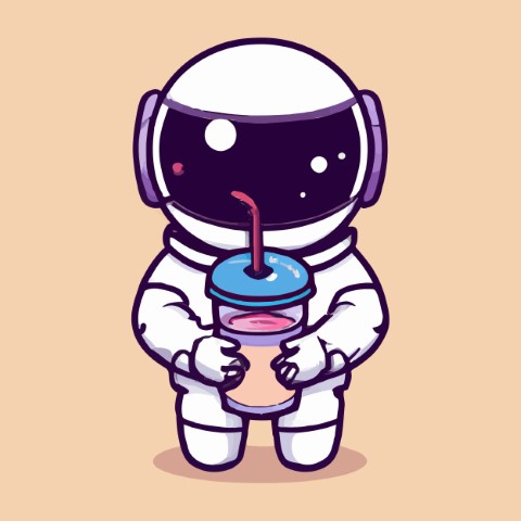 Exclusive Bubble Tea Drink Vector - Perfect for Professional Branding