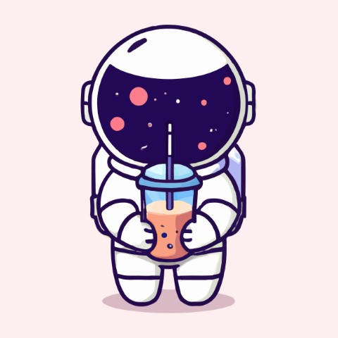 Free Drink Vector Graphic: Bubble Tea for Modern Creative Projects