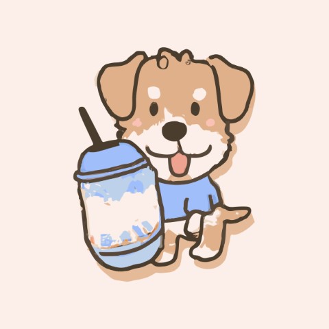 Free Drink Vector Graphic: Bubble Tea for Modern Creative Projects