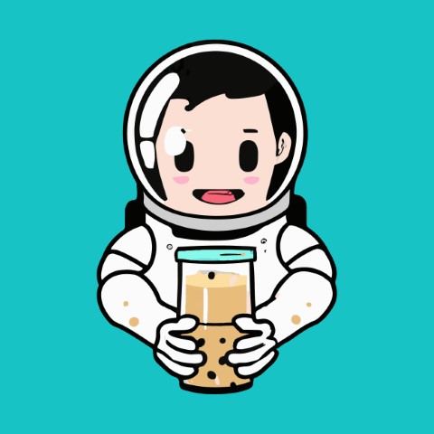 Free Drink Vector Graphic: Bubble Tea for Modern Creative Projects