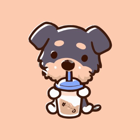 Premium Style Drink Illustration: Bubble Tea - Free SVG and EPS File