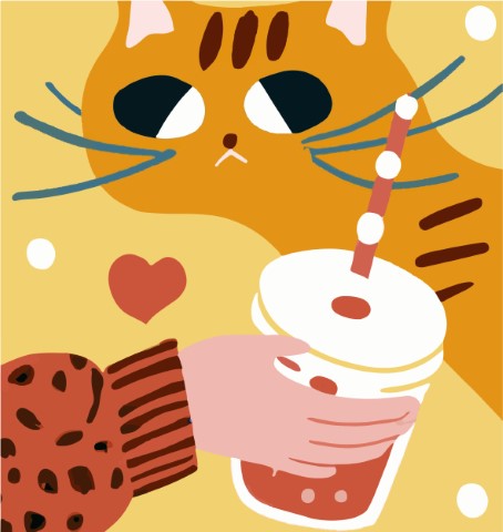 Free Drink Vector Graphic: Bubble Tea for Modern Creative Projects