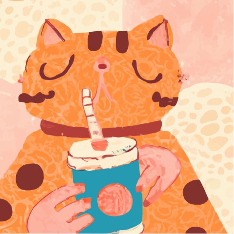 Professional Drink Design: Bubble Tea - High Quality Free Vector Download