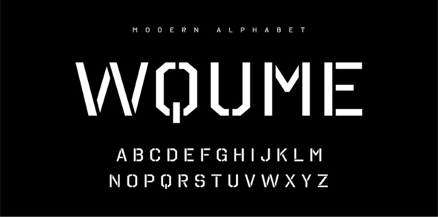 Elegant style alphabet - Decorative alphabet fonts and numbers.