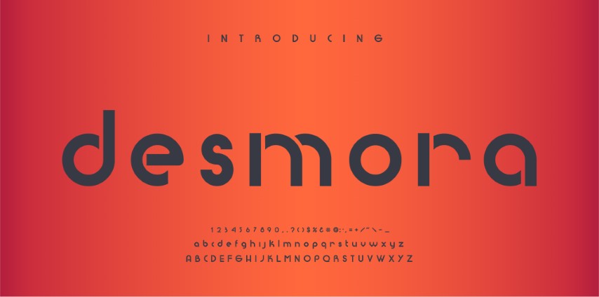 Elegant style alphabet - Decorative alphabet fonts and numbers.