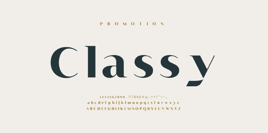 Elegant style alphabet - Decorative alphabet fonts and numbers.