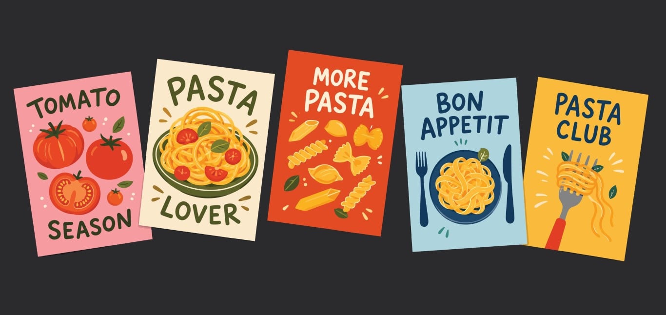 Seamless pattern background with colorful organic vegetables icons in linear style.