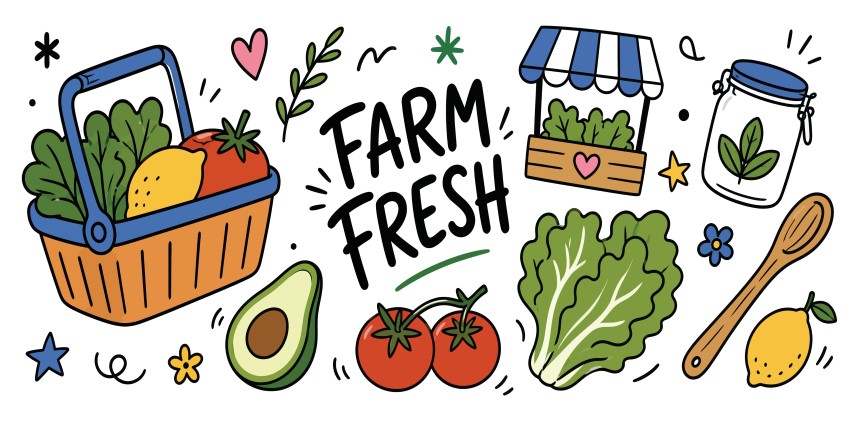 Organic Farm Fresh Vegetables and Healthy Grocery Items.