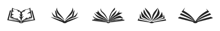 Book icons collection. Literature book icons set. Various Books Icon Set. Isolated on white background.