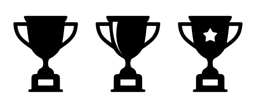 The winner's cup is a symbol that rewards success. It is an effective award sign that you can use on web and mobile platforms.