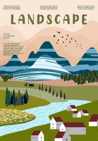 The calming air of nature. Breathtaking landscapes surrounded by trees and hills.