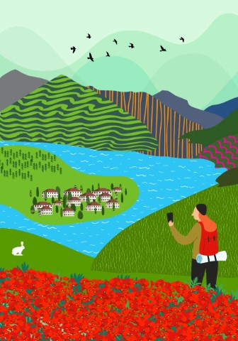 Premium Style Outdoor Illustration: Free Vector - Free SVG and EPS File
