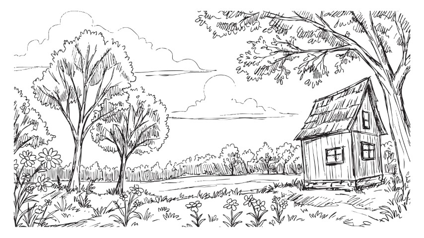 Modern Outdoor Element: Free Vector - Free Scalable Vector Graphics
