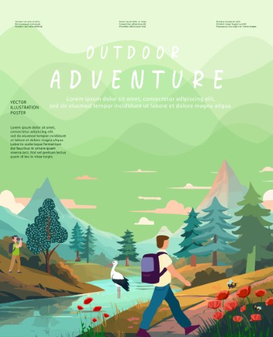 Premium Style Outdoor Illustration: Free Vector - Free SVG and EPS File