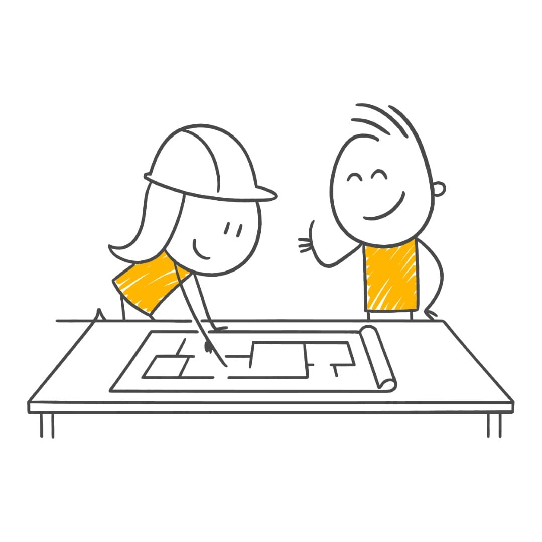The Team Creating a Positive Atmosphere While Working on Plans for a New Project.
