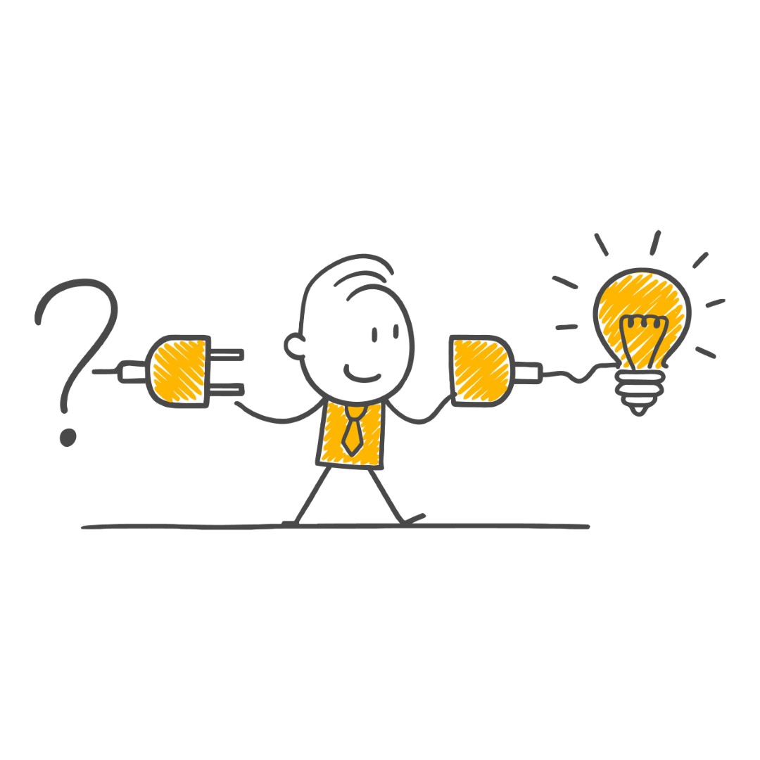 The Happy Moment Of Putting The Pieces Together To Obtain A Great Idea On The Entrepreneurship Journey.