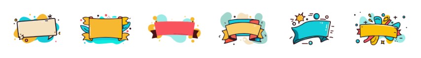 Exclusive Banner Symbols Vector - Perfect for Professional Branding