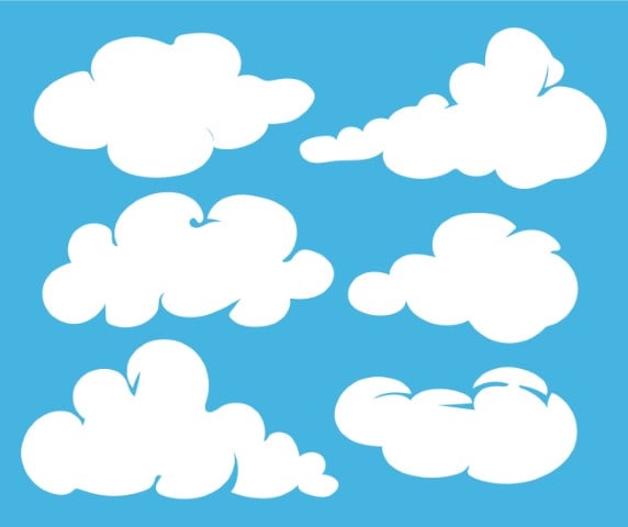 Premium Style Symbols Illustration: Blue - Free SVG and EPS File