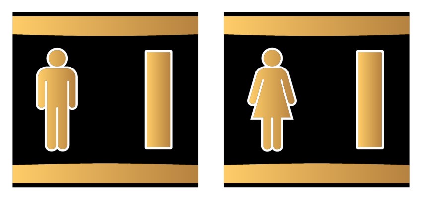 Modern Symbols Element: Toilet - Free Scalable Vector Graphics
