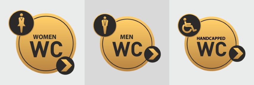 Premium Style Symbols Illustration: Toilet - Free SVG and EPS File