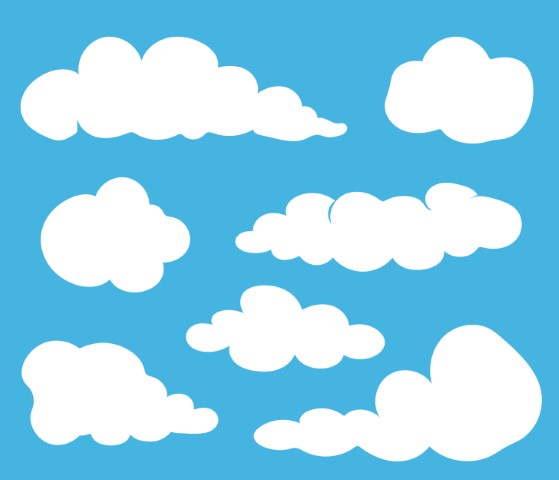 Premium Style Symbols Illustration: Blue - Free SVG and EPS File